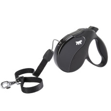 Повідець-рулетка Ferplast Amigo Cord M Black для собак із шнуром