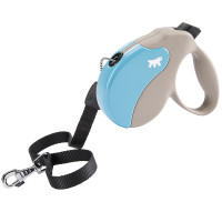 Повідець-рулетка Ferplast Amigo Cord L Light Blue для собак із шнуром