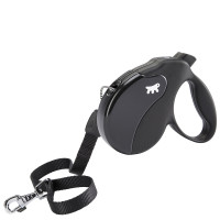 Повідець-рулетка Ferplast Amigo Cord Long Black для собак із шнуром