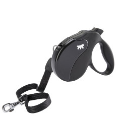 Повідець-рулетка Ferplast Amigo Cord Long Black для собак із шнуром