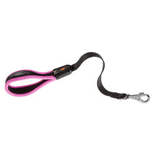 Короткий ергономічний повідець для собак Ferplast Ergofluo GM25/55 Fuchsia