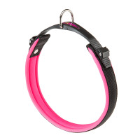 Ошейник для собак на мягкой подкладке Ferplast Ergofluo C25/60 Fuchsia