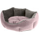 Лежанка для котів та собак з оксамитової тканини Ferplast Queen 45 Pink