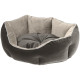 Лежанка для котів та собак з оксамитової тканини Ferplast Queen 45 Grey