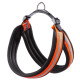 Ергономічна світловідбивна шлейка для собак Ferplast Agile Reflex 8 Orange