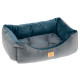 М'яка лежанка з оксамиту для собак та кішок Ferplast Chester 50 Light Blue