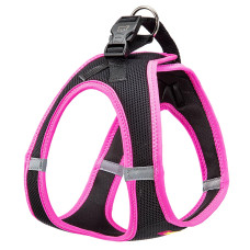 Шлейка для собак из дышащего материала Ferplast Kaori P XL Fucsia
