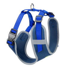 Технологичная нейлоновая шлейка для собак и кошек Ferplast Nikita P S Blue