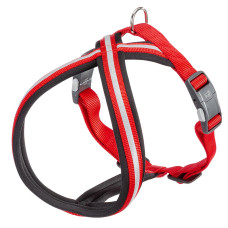 Светоотражающая шлейка для собак Ferplast Daytona P Cross M Red
