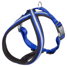 Светоотражающая шлейка для собак Ferplast Daytona P Cross M-L Blue