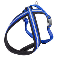 Светоотражающая шлейка для собак Ferplast Daytona P Cross XL Blue