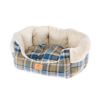 Небольшая софа из мягкой ткани для собак и кошек Ferpalst Etoile 4 Blue