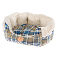 Невелика софа з м'якої тканини для собак та кішок Ferpalst Etoile 6 Blue