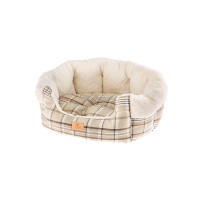 Невелика софа з м'якої тканини для собак та кішок Ferpalst Etoile 2 Beige