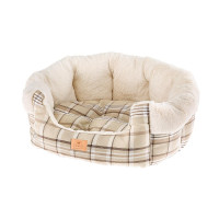Небольшая софа из мягкой ткани для собак и кошек Ferpalst Etoile 4 Beige