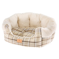 Небольшая софа из мягкой ткани для собак и кошек Ferpalst Etoile 6 Beige