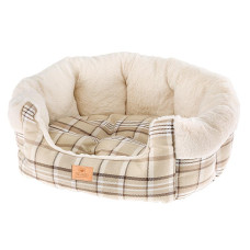 Небольшая софа из мягкой ткани для собак и кошек Ferpalst Etoile 6 Beige