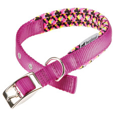 Нейлоновий нашийник для собак Ferplast Daytona Fantasy C20/43 Fuchsia