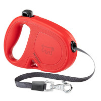 Рулетка Ferplast Flippy One Tape S Red для собак із стрічкою