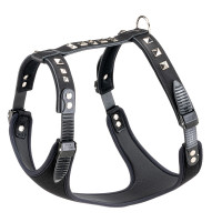 Шкіряна шлейка для собак Ferplast Giotto Luxor Black P L/XL