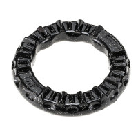 Жевательная игрушка для собак, кольцо, наполняется лакомствами Ferplast Smile S Black