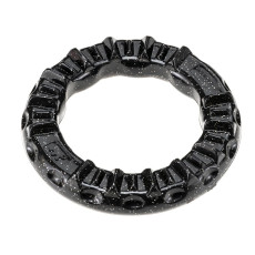 Жувальна іграшка для собак, кільце, наповнюється ласощами Ferplast Smile S Black