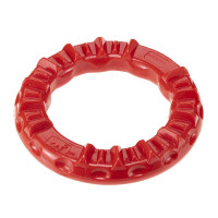 Жевательная игрушка для собак, кольцо, наполняется лакомствами Ferplast Smile L Red