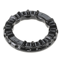 Жевательная игрушка для собак, кольцо, наполняется лакомствами Ferplast Smile L Black