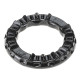 Жувальна іграшка для собак, кільце, наповнюється ласощами Ferplast Smile L Black
