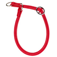 Ошейник-полуудавка для собак из натуральной кожи Ferplast Vogue CS10/50 Red