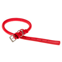 Нашийник для собак із натуральної шкіри Ferplast Vogue CF Red