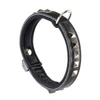 Шкіряний нашийник для собак Ferplast Giotto Luxor Black C20/34