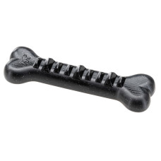 Жевательная игрушка для собак, кость, наполняется кусочками Ferplast Smile Bone M Black