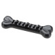 Жувальна іграшка для собак, кістка, наповнюється шматочками Ferplast Smile Bone M Black