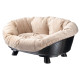 Піднесена лежанка для собак та кішок Ferplast Sofa' Throne 6 Black