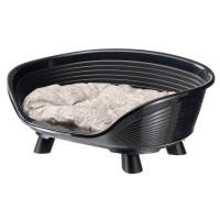 Приподнятая лежанка для собак и кошек Ferplast Throne 4 Black