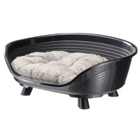 Піднесена лежанка для собак та кішок Ferplast Throne 6 Black