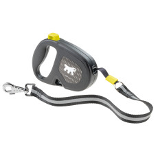 Повідець Ferplast Flippy One Reflex Tape L Yellow, для собак, світловідбивний, висувний 