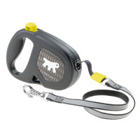 Поводок Ferplast Flippy One Reflex Cord S, для собак, светоотражающий, выдвижной