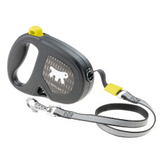 Повідець Ferplast Flippy One Reflex Cord S Yellow, для собак, світловідбивний, висувний 