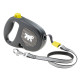 Повідець Ferplast Flippy One Reflex Cord S Yellow, для собак, світловідбивний, висувний 