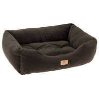 М'яка софа для котів та собак Ferplast Coccolo Microfleece 80 Black