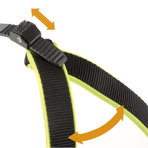 Эргономичная шлейка для собак Ferplast Agila Fluo 8 Yellow