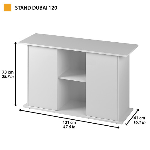Тумба для стеклянного аквариума Ferplast Stand Dubai 120 White