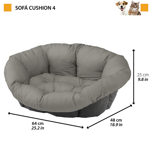 Х/б подушка с подкладкой для лежаков для собак Ferplast Siesta Deluxe 4