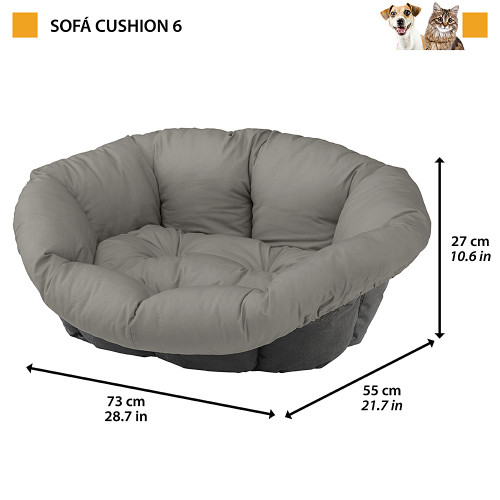 Х/б подушка с подкладкой для лежаков для собак Ferplast Siesta Deluxe 6