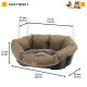 Лежанка для собак и кошек из термопластика Ferplat Sofa' 2 Tweed 