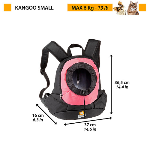 Рюкзак для перенесення собак Ferplast Kangoo Small Grey