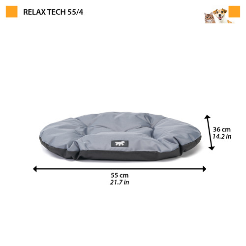 Подушка для собак та кішок Ferplast Relax 55/4 Tech Grey