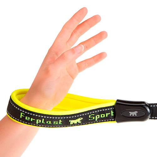 Повідець для собак з автоматичним карабіном Ferplast Sport Dog Matic G20/120 Yellow